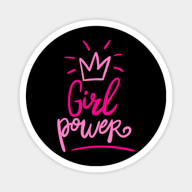 All Pink Fantastic Girl Power Magnet by Darksavage